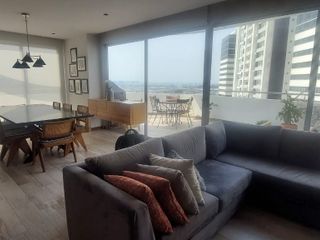 Puerto Santana, Se renta lindo departamento 2 dormitorios con balcon full amoblado
