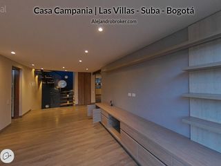 EXCEPCIONAL CASA REMODELADA EN VENTA | 4 HABITACIONES, 6 BAÑOS, 2 OFICINAS, 3 GARAJES, 2 BALCONES, ESTUDIO, TERRAZA, GYM | NIZA - LAS VILLAS - SUBA - BOGOTÁ.