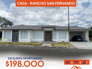 URBANIZACIÓN RANCHO SAN FERNANDO - CASA EN VENTA