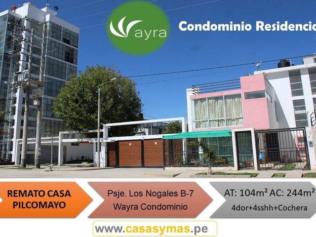 REMATO CASA EN CONDOMINIO WAYRA - HUANCAYO