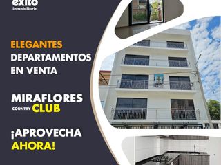 VENDO DEPARTAMENTO AMERICANO DE ESTRENO EN LA URB.MIRAFLORES COUNTRY CLUB