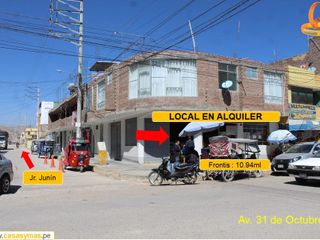 ALQUILO LOCAL COMERCIAL EN HUANCÁN – HUANCAYO