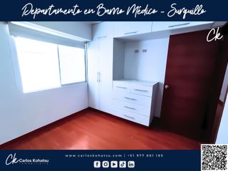 Departamento de 52m2 con 2 Dormitorios en Barrio Médico - Surquillo