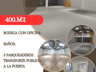 Foto 1 de RENTO  HERMOSA BODEGA DE 400M2  EN EL EDEN