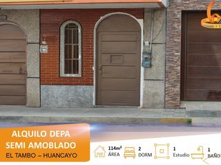 ALQUILO DEPARTAMENTO SEMI AMOBLADO EN EL TAMBO – HUANCAYO