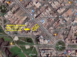 Foto 3 de MIRAFLORES VENTA TERRENO 470.40 M2 (14.70x32.00)  CZ-RDM  7 PISOS