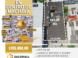 Foto 1 de Terreno en Venta en el Centro de Machala