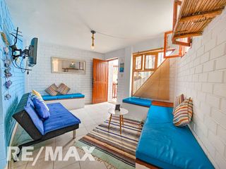 Foto 2 de VENTA DE ACOGEDOR DEPARTAMENTO TIPO BUNGALOW CON TERRAZA, EN CONDOMINIO CERRADO PLAYA LOS PULPOS.