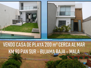Foto 1 de VENDO 2 CASAS DE PLAYA DE  200 M² 3 PISOS CON PISCINA, BUJAMA BAJA.