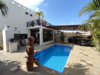 Foto 1 de casa amoblada de alquiler en manta san mateo