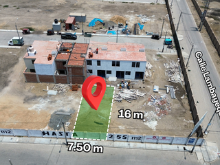 Foto 13 de TERRENO EN VENTA URB. LA ESTACIÓN A SOLO 3 CUADRAS DE LA PLAYA DE PIMENTEL (G.YALICO)
