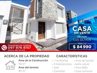 Foto 1 de Se vende casa en El Olivo, junto hosteria el prado