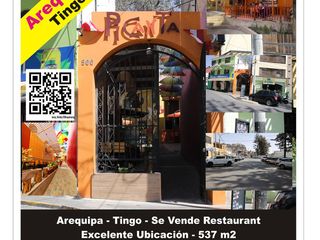 Foto 1 de TINGO - OPORTUNIDAD DE NEGOCIO - SE VENDE RESTAURANTE EQUIPADO - AREQUIPA