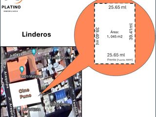 Foto 2 de ¡Oportunidad Única! Venta de local, 1,045m2 en Puno