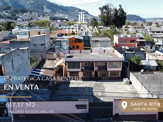 Foto 1 de CASA RENTERA EN VENTA SANTA RITA SOLANDA SUR DE QUITO
