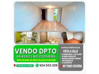 Foto 1 de SUPER OCASIÓN 85m2 DEPARTAMENTO 03 DORM 02 BAÑOS 02 ASCENSORES PUEBLO LIBRE