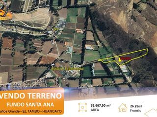 Foto 1 de VENDO TERRENO EN EL EX FUNDO SANTA ANA EN EL TAMBO - HUANCAYO