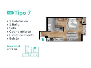 Foto 1 de Departamento loft en venta de estreno cerca al mar en Chorrillos