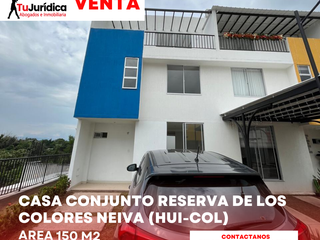 Foto 1 de SE VENDE ESPECTACULAR CASA DE 3P CONJUNTO RESERVAS DE LOS COLORES NEIVA (HUI-COL)