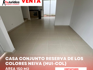 Foto 4 de SE VENDE ESPECTACULAR CASA DE 3P CONJUNTO RESERVAS DE LOS COLORES NEIVA (HUI-COL)