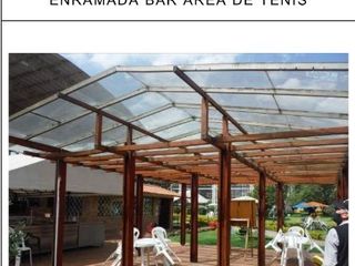 Foto 97 de Lote con instalaciones sociales y deportivas Piscinas, Canchas de tenis, Bolos, Restaurante, Cafeteria