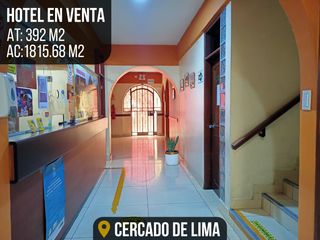 Foto 6 de HOTEL EN VENTA CON UBICACIÓN ESTRATÉGICA: ¡IDEAL PARA NEGOCIOS O ALMACÉN! - CERCADO DE LIMA