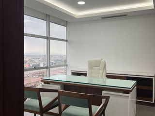 Foto 5 de VENTA  OFICINA SKY BUILDING  84,45 m2 útil, amoblada: recepcion, sala-sesiones, cafetería, privado, oficina-gerencia, area trabajo como para 10 persona; parqueo en sótano.