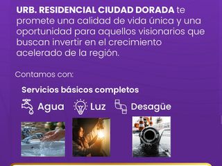 Foto 13 de Urbanización Residencial CIUDAD DORADA LOTES EN HUARAL. PROYECTO EN PREVENTA con Título de Propiedad Independizado. INMOBILIARIA GRUPO CALDEXA