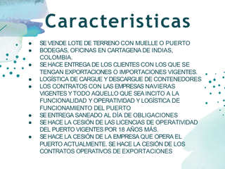Foto 3 de LOTE EN LA SOCIEDAD PORTUARIA CON LICENCIA DE OPERACION HASTA EL AÑO 2040