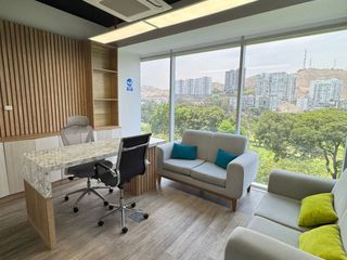 Foto 1 de Oficina Prime Implementada de 253 m² con Vista Al Golf Los Incas en Surco