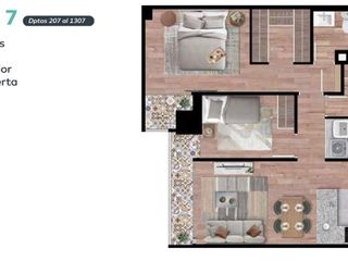 Foto 19 de VENTA DE DEPARTAMENTO DE ESTRENO EN SANTA BEATRIZ 58.96M2