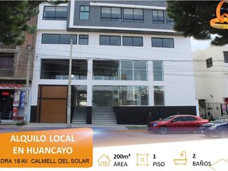 Foto 1 de EXCELENTE OPORTUNIDAD DE ALQUILER DE LOCAL COMERCIAL EN HUANCAYO