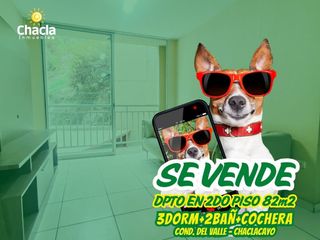 Foto 1 de Departamento en 2do piso con 82m2 y 3 Dormitorios en Chaclacayo