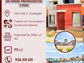 Foto 1 de SE VENDE PROPIEDAD DE 1 PISO EN VILLA CLUB 2 CARABAYLLO