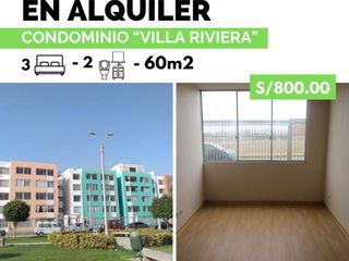 Foto 1 de 🏠 Departamento en Alquiler 1er Piso - Condominio Villa Riviera 🏠