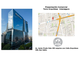 Foto 3 de SE ALQUILAN OFICINAS EN TORRE / JAVIER PRADO CON SAN ISIDRO
