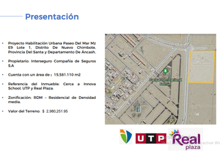 Foto 2 de VENTA DE TERRENO EN NUEVO CHIMBOTE E9 LOTE 1