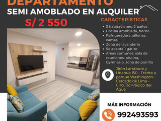 Foto 1 de 📣Se alquila Departamento con 3 dormitorio dentro Edificio Moderno (áreas comunes))