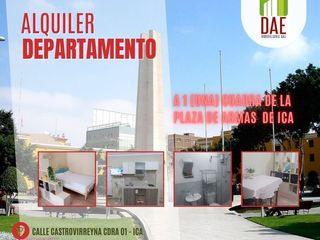 Foto 1 de 🏡 DEPARTAMENTO MONOAMBIENTE AMOBLADO - A UNA CUADRA DE PLAZA DE ARMAS DE ICA
