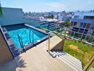 Foto 7 de Alquiler Miraflores - Dúplex Penthouse de 2 Dorm + Cocina Equipada + 1 Cochera + Áreas Comunes