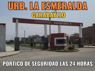 Foto 2 de VENDO TERRENO RESIDENCIAL DE 120 M2 URB. ESMERALDA ETAPA 1  CARABAYLLO