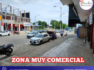 Foto 2 de Local comercial en renta, 120 metros, ubicado en la Av. 4 de noviembre - frente al  Banco Internacional. Manta