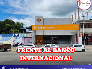 Foto 3 de Local comercial en renta, 120 metros, ubicado en la Av. 4 de noviembre - frente al  Banco Internacional. Manta
