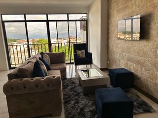 Foto 6 de Moderno departamento amoblado en Manta – 3 dormitorios, vista al mar, piscina, parqueadero, pet friendly – Edificio KATAMAR