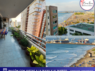 Foto 1 de Departamento en venta con vista a la playa y al puerto de Manta, muy cerca del Mall del Pacifico