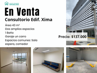 Foto 7 de Se Vende Consultorio en Edificio Xima, Norte Guayaquil, Calle Francisco Boloña