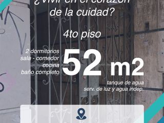 Foto 2 de DEPARTAMENTO 4TO PISO EN VENTA 52 M2 JR. PUNO - CERCADO DE LIMA