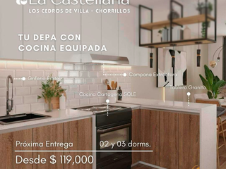 Foto 2 de DEPARTAMENTO DE ESTRENO EN CHORRILLOS