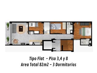 Foto 13 de Se vende Departamento en San Juan de Miraflores de ESTRENO 80m2