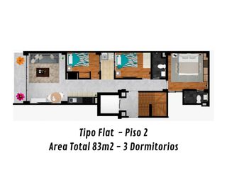 Foto 14 de Se vende Departamento en San Juan de Miraflores de ESTRENO 80m2